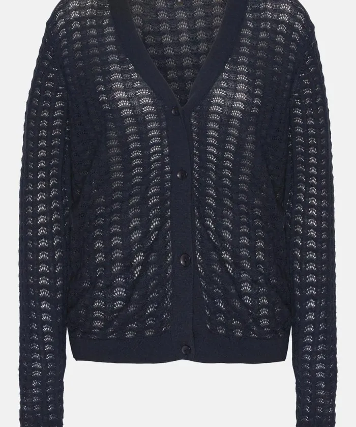 Women Ilse Jacobsen Cardigan 8211 Dark Indigo