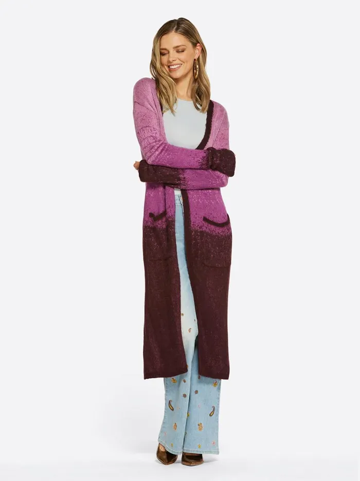 Women Jackets Blazers and Kimonos Jessica Simpson Carmine Cardigan In Winetasting Stripe Women Jackets Blazers and Kimonos Jessica Simpson Carmine Cardigan In Winetasting Stripe