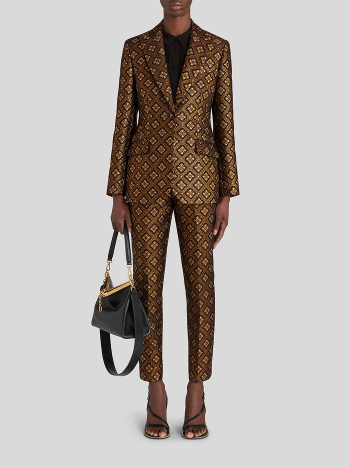 Women Jacquard Jacket With Medallions Etro Jackets