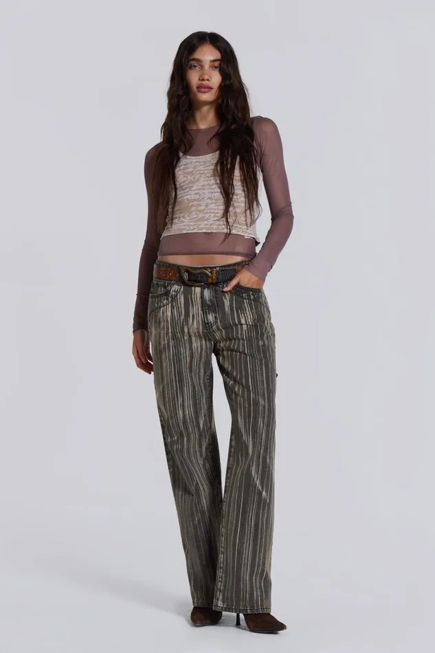 Women Jana Stripe Jean Jaded London Jeans
