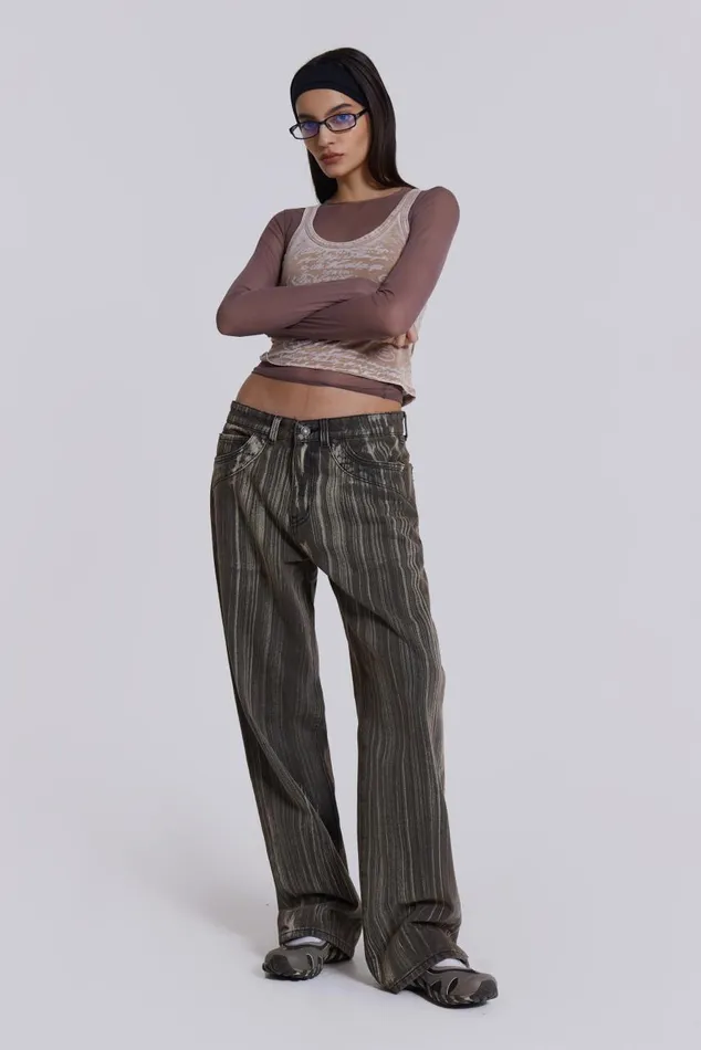 Women Jana Stripe Jean Jaded London Jeans