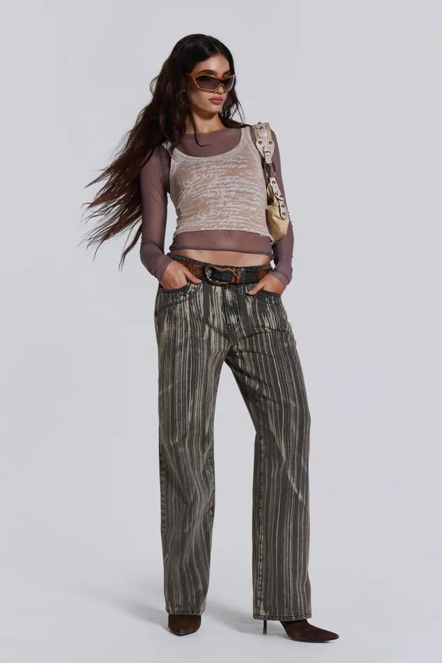 Women Jana Stripe Jean Jaded London Jeans