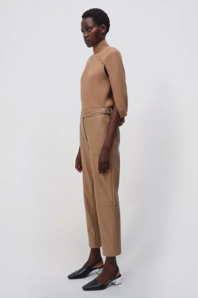 Women Jeannie Top Camel Jonathan Simkhai Knitwear