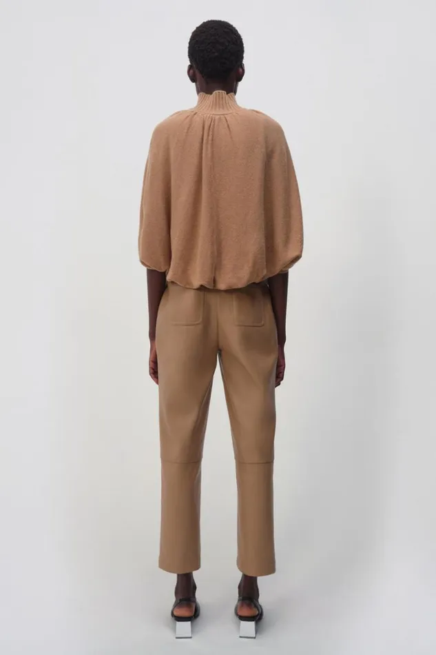 Women Jeannie Top Camel Jonathan Simkhai Knitwear