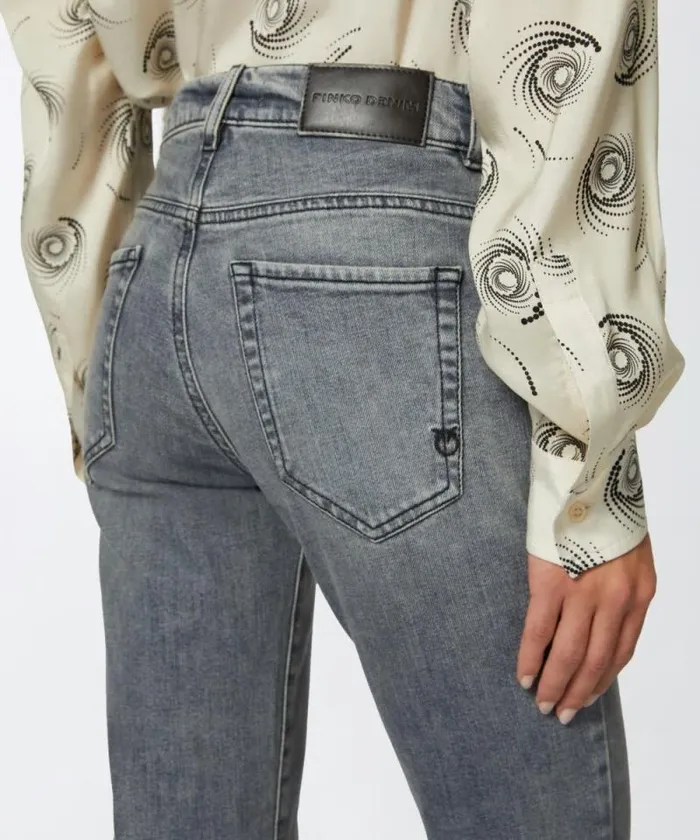 Women Jeans Pinko Vintage Grey Bootcut Jeans Vintage Grey Wash