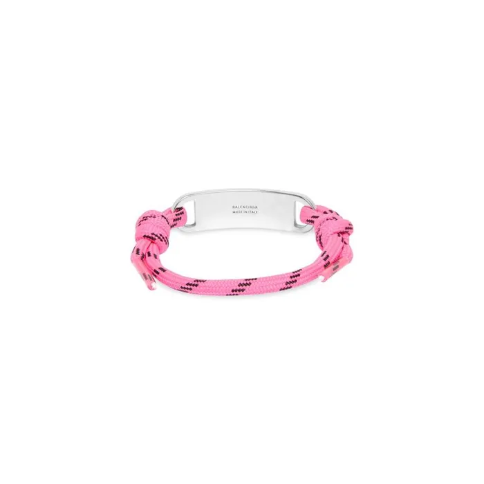 Women Jewellery Balenciaga Plate Bracelet In Fluo Pink