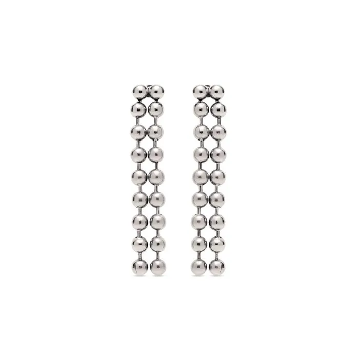 Women Jewellery Balenciaga Skate Pendant Earrings In Silver