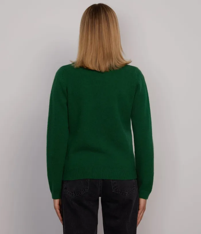 Women Jil ButtonFront Cardigan Green Matt and Nat Knitwear