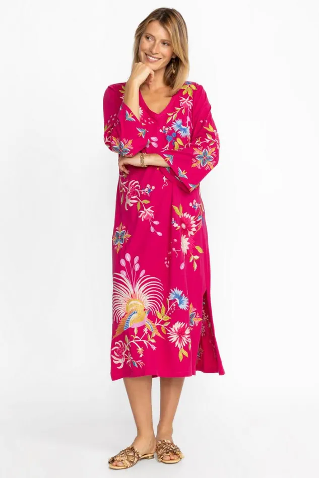 Women JULIE KIMONO SLEEVE TEE DRESS Vivacious Johnny Was Dresses Women JULIE KIMONO SLEEVE TEE DRESS Vivacious Johnny Was Dresses