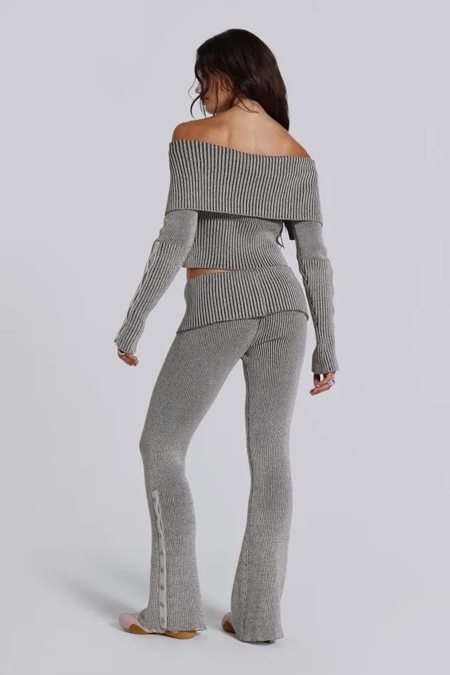 Women Kensu Off The Shoulder Knit Top Jaded London CoOrds