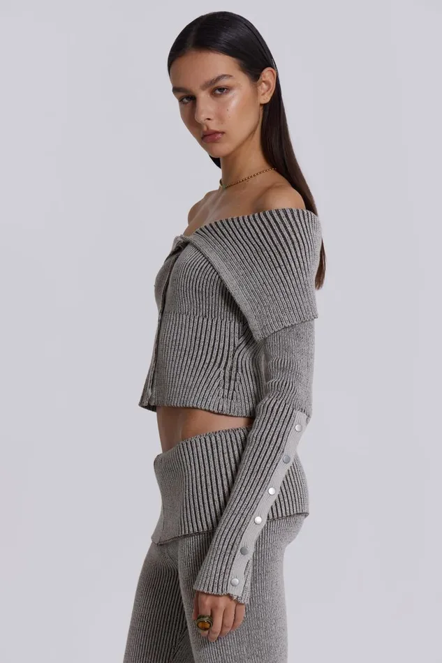 Women Kensu Off The Shoulder Knit Top Jaded London CoOrds