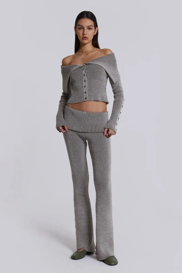 Women Kensu Off The Shoulder Knit Top Jaded London CoOrds