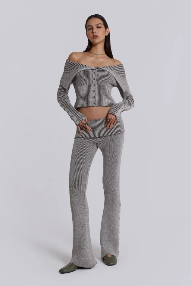 Women Kensu Off The Shoulder Knit Top Jaded London CoOrds