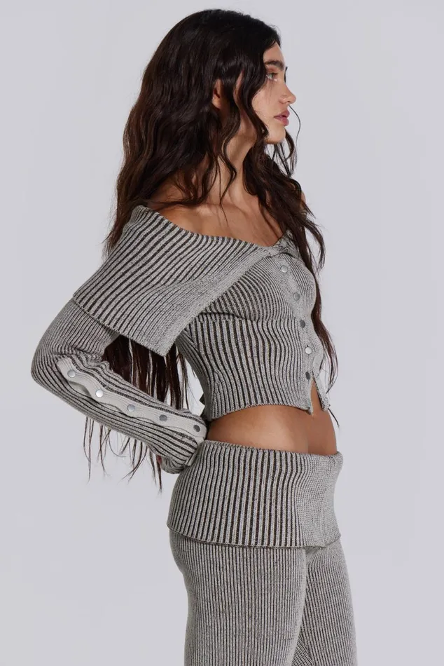 Women Kensu Off The Shoulder Knit Top Jaded London CoOrds