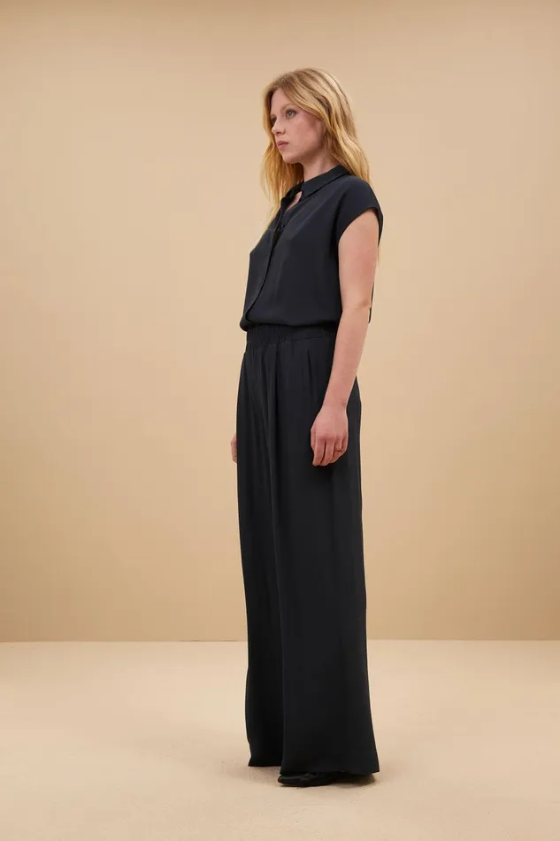 Women Kiek Viscose Top Graphite Bybar Blouses Women Kiek Viscose Top Graphite Bybar Blouses