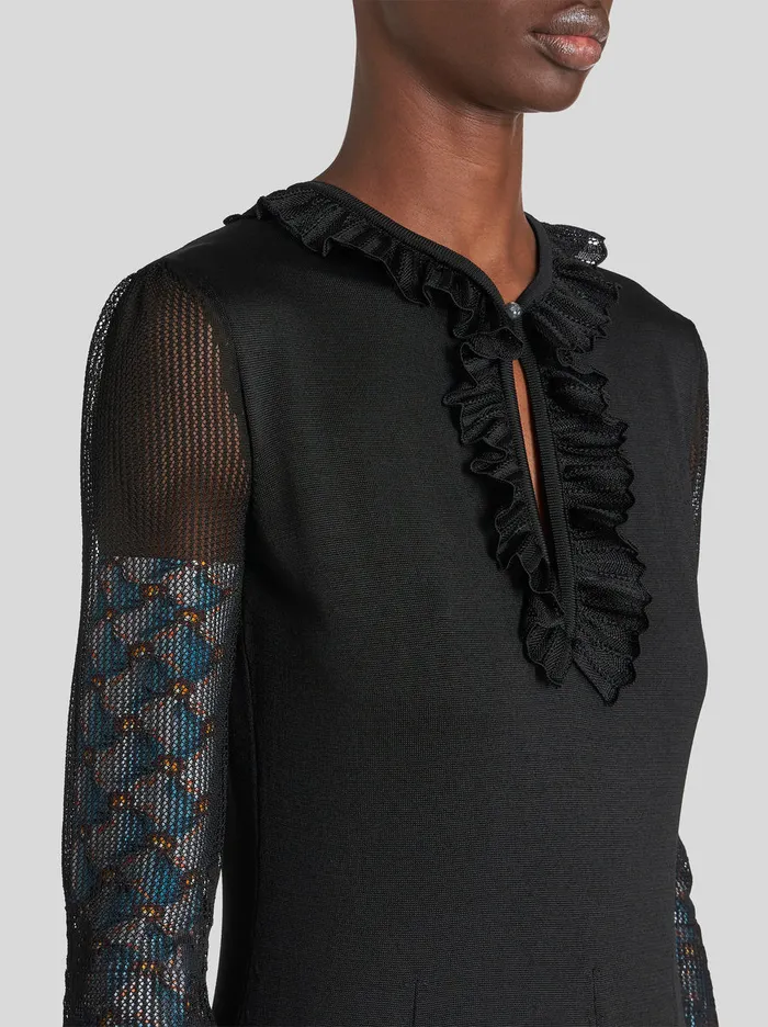 Women Knitted Cocktail Dress Etro Dresses