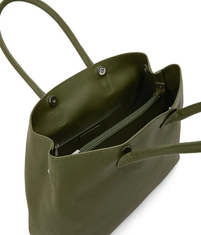Women Krista Vegan Satchel 8211 Purity Meadow Matt and Nat Satchels