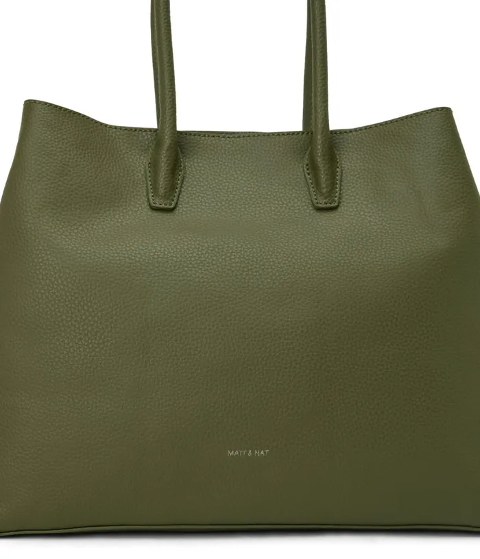 Women Krista Vegan Satchel 8211 Purity Meadow Matt and Nat Satchels