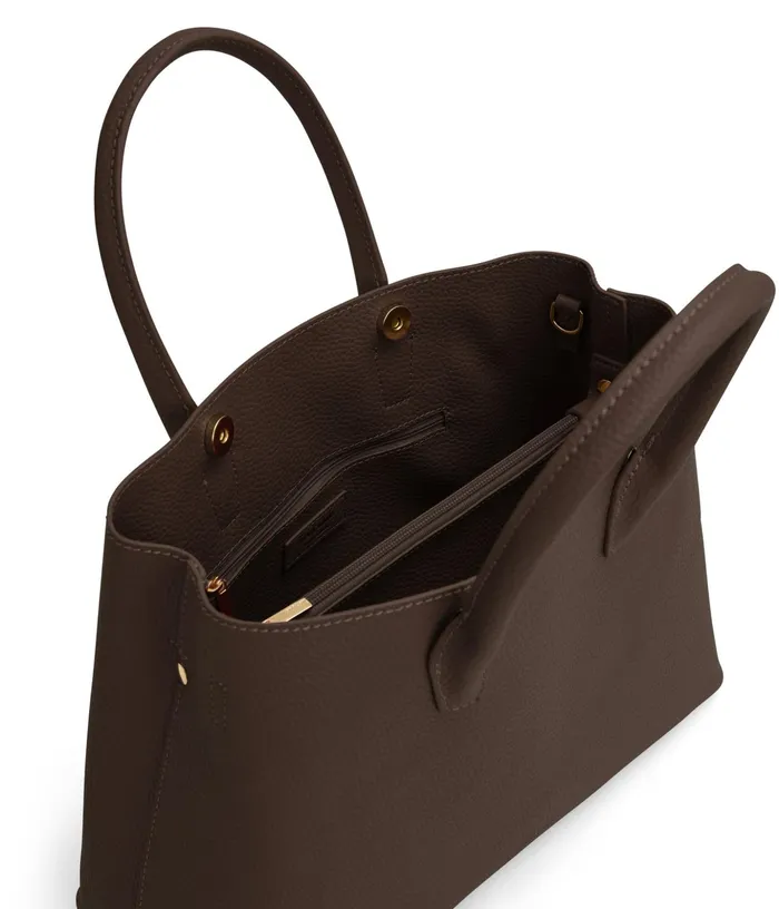 Women Kristasm Small Vegan Satchel 8211 Purity Chocolate Matt and Nat Satchels