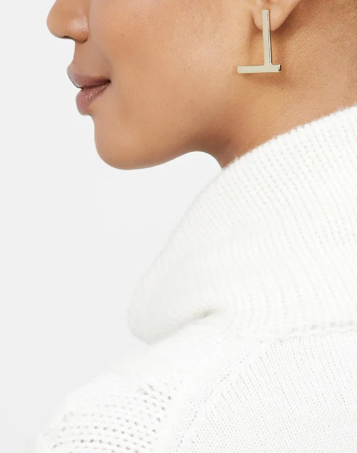 Women Lafayette 148 New York Jewelry Icon Earring Gold