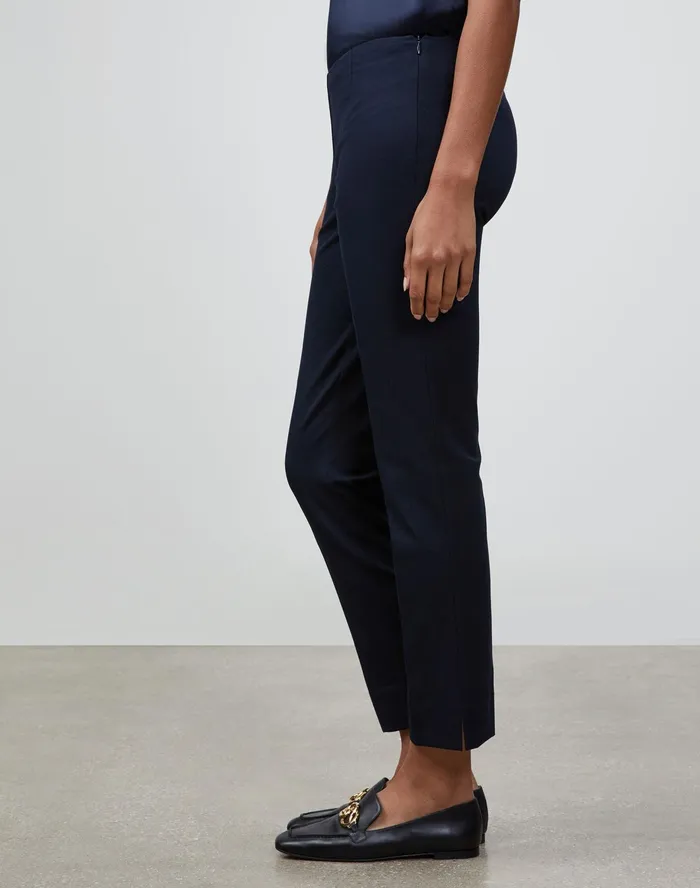 Women Lafayette 148 New York Pants and Shorts Petite Jodhpur Cloth Lexington Pant Ink