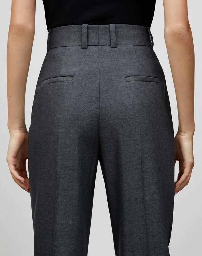 Women Lafayette 148 New York Pants and Shorts PlusSize Italian WoolSilk Suiting Ellis Pleated Pant Castle Rock
