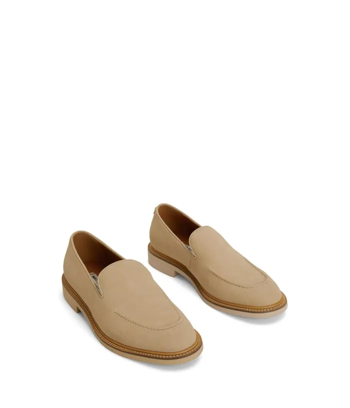 Women Laj WomenS Vegan Loafer Light Tan Matt and Nat Flats