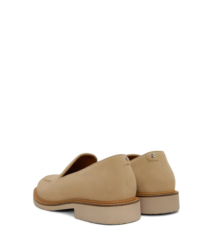 Women Laj WomenS Vegan Loafer Light Tan Matt and Nat Flats