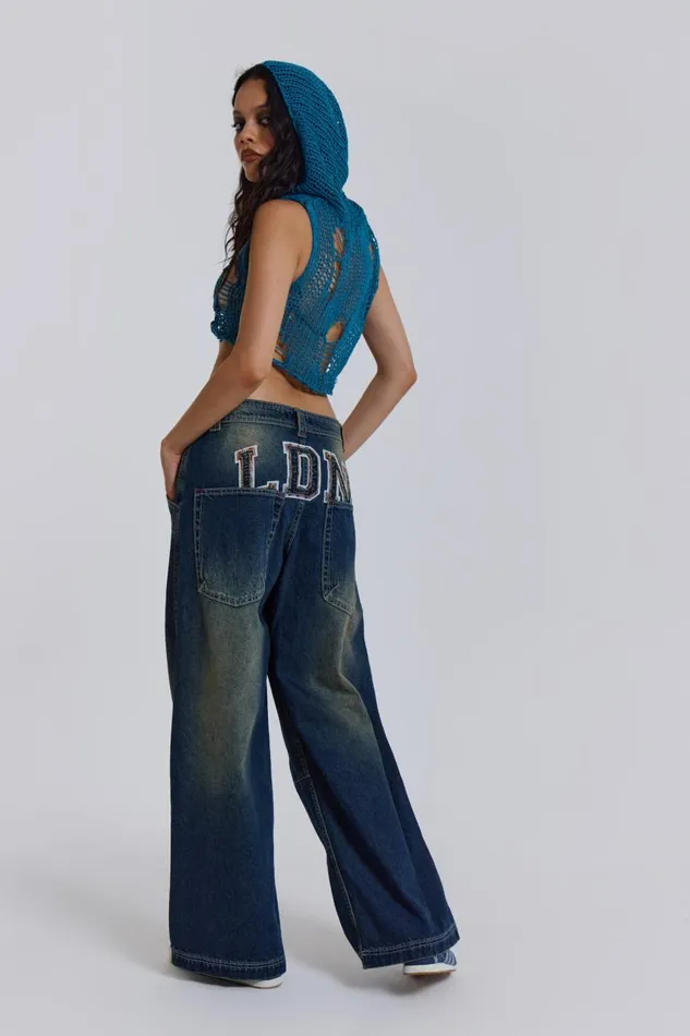 Women LDN Applique Jeans Jaded London Jeans
