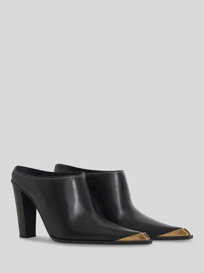 Women Leather Mules Etro Sandals And Clogs