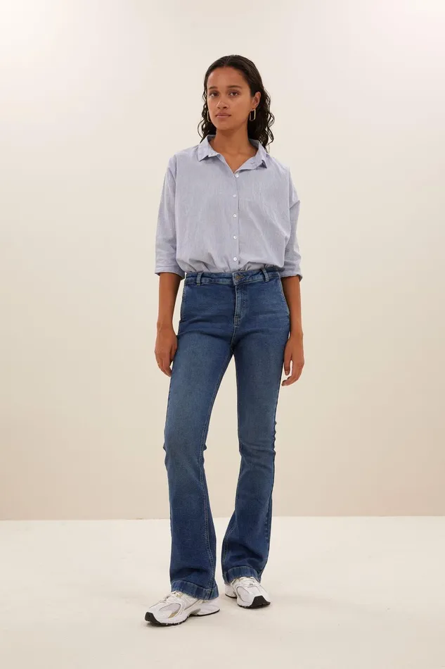 Women Leila Pant T Denim Denim Bybar Jeans