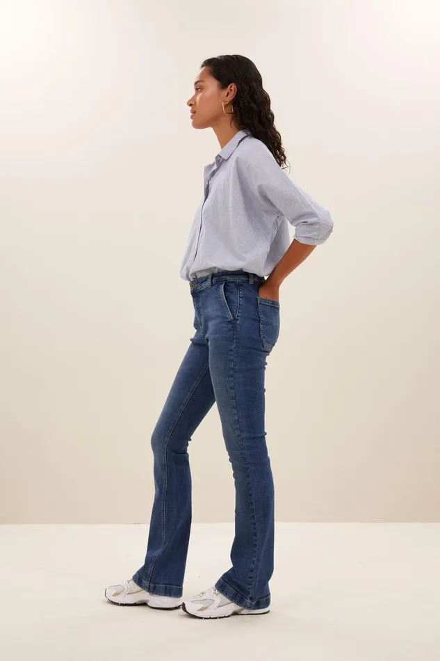 Women Leila Pant T Denim Denim Bybar Jeans
