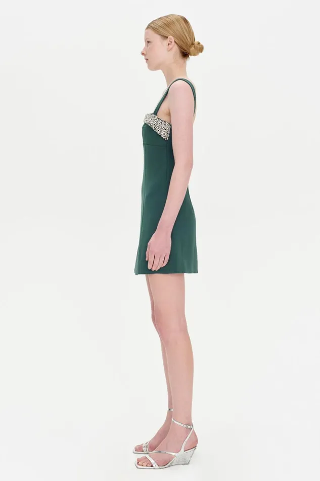 Women Lenny Dress Emerald Jonathan Simkhai Dresses and Jumpsuits