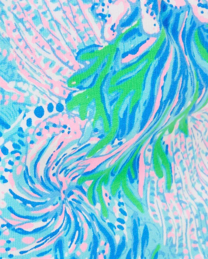 Women Lilly Pulitzer Bottoms 4034 Loxley Knit Short Las Olas Aqua Strong Current Sea Women Lilly Pulitzer Bottoms 4034 Loxley Knit Short Las Olas Aqua Strong Current Sea