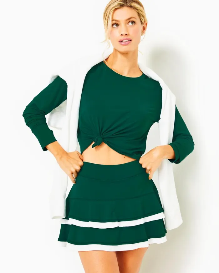 Women Lilly Pulitzer Bottoms UPF 50 Luxletic Zela Skort Evergreen X Resort White Women Lilly Pulitzer Bottoms UPF 50 Luxletic Zela Skort Evergreen X Resort White