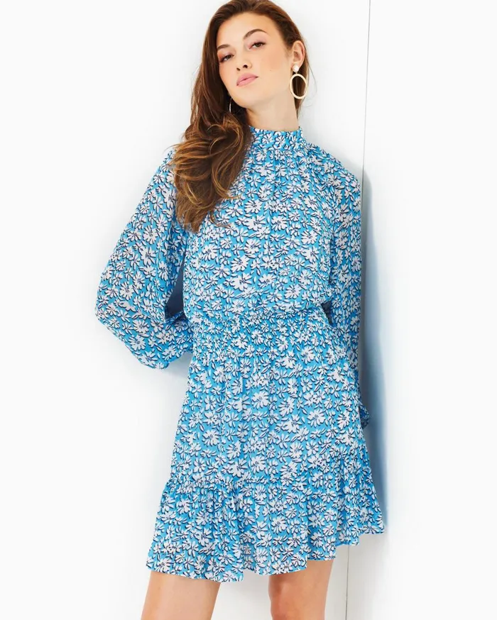 Women Lilly Pulitzer Dresses Ellielynn Long Sleeve Dress Multi Via Amore Spritzer Women Lilly Pulitzer Dresses Ellielynn Long Sleeve Dress Multi Via Amore Spritzer