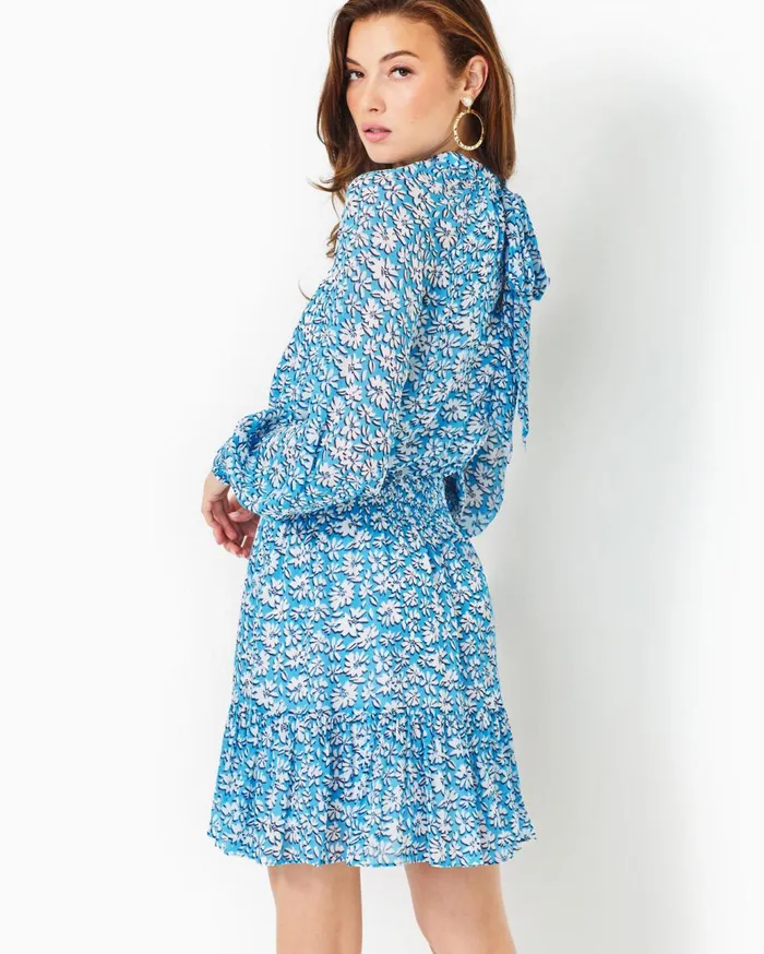 Women Lilly Pulitzer Dresses Ellielynn Long Sleeve Dress Multi Via Amore Spritzer Women Lilly Pulitzer Dresses Ellielynn Long Sleeve Dress Multi Via Amore Spritzer