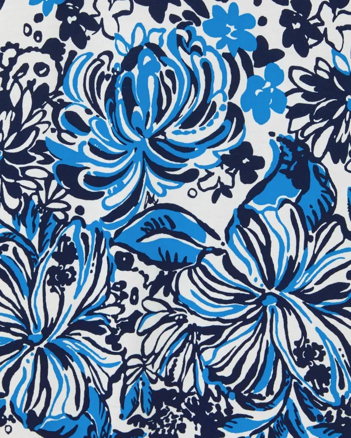 Women Lilly Pulitzer Dresses Gulianna Cotton Maxi Shift Dress Hydra Blue Dandy Lions Women Lilly Pulitzer Dresses Gulianna Cotton Maxi Shift Dress Hydra Blue Dandy Lions