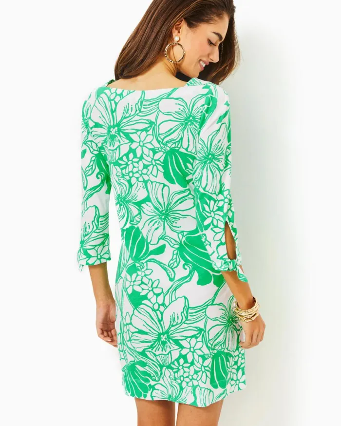 Women Lilly Pulitzer Dresses Lidia Boatneck Dress Multi Hot On The Vine