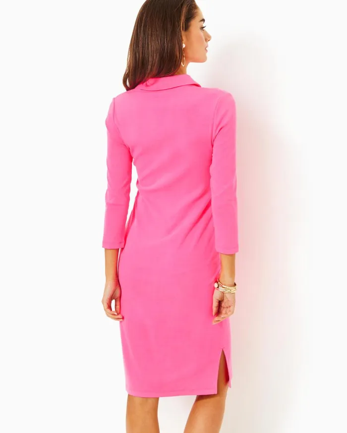 Women Lilly Pulitzer Dresses Reema Polo Dress Roxie Pink