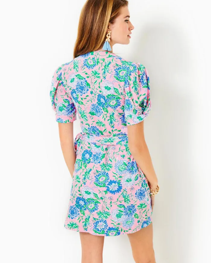 Women Lilly Pulitzer Dresses Sailynn Romper Spearmint Blossom Views Women Lilly Pulitzer Dresses Sailynn Romper Spearmint Blossom Views