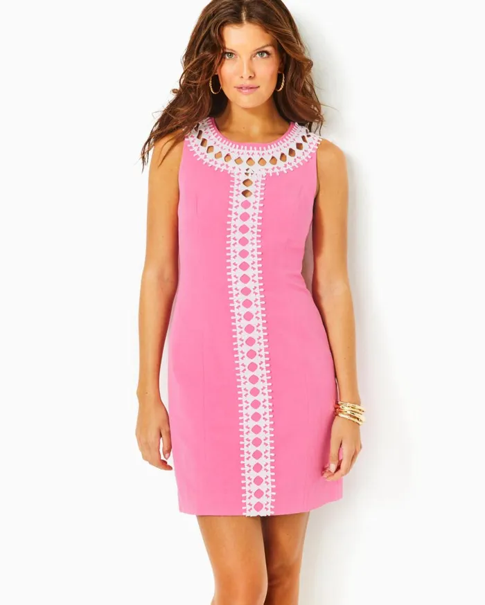 Women Lilly Pulitzer Dresses Valli Shift Dress Resort White Women Lilly Pulitzer Dresses Valli Shift Dress Resort White