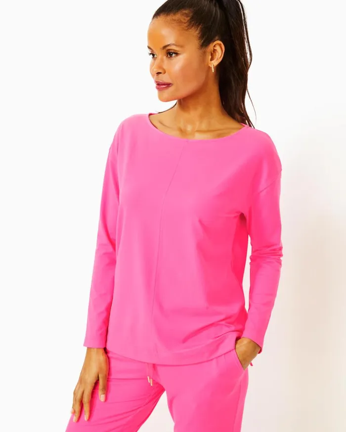 Women Lilly Pulitzer Loungewear Downtime Jersey Set In Roxie Pink Roxie Pink Women Lilly Pulitzer Loungewear Downtime Jersey Set In Roxie Pink Roxie Pink
