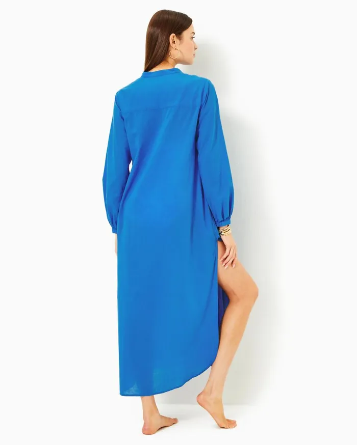 Women Lilly Pulitzer Swim Vassa Maxi CoverUp Morelle Blue Women Lilly Pulitzer Swim Vassa Maxi CoverUp Morelle Blue