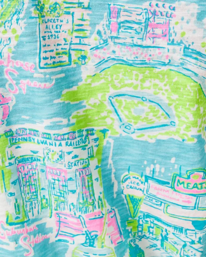 Women Lilly Pulitzer Tops Etta VNeck Top Blue Peri Lilly Loves North Carolina Women Lilly Pulitzer Tops Etta VNeck Top Blue Peri Lilly Loves North Carolina