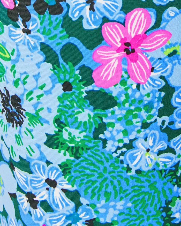 Women Lilly Pulitzer Tops UPF 50 Luxletic Frida Polo Bon Bon Blue Women Lilly Pulitzer Tops UPF 50 Luxletic Frida Polo Bon Bon Blue