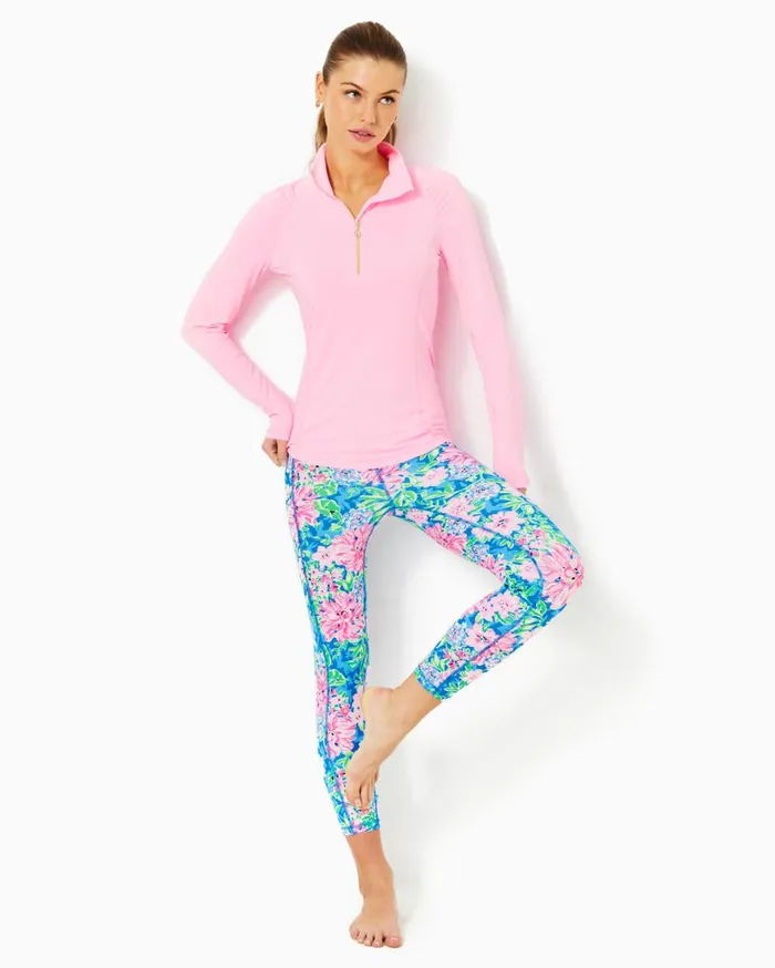 Women Lilly Pulitzer Tops UPF 50 Luxletic Justine Pullover Conch Shell Pink Women Lilly Pulitzer Tops UPF 50 Luxletic Justine Pullover Conch Shell Pink
