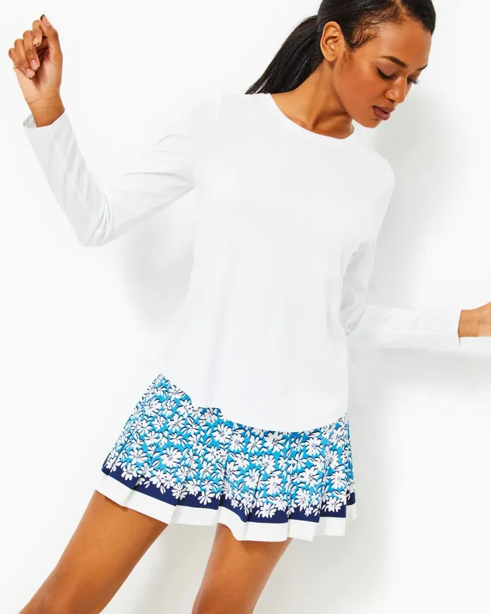 Women Lilly Pulitzer Tops UPF 50 Luxletic Westley Long Sleeve Tee Resort White Women Lilly Pulitzer Tops UPF 50 Luxletic Westley Long Sleeve Tee Resort White