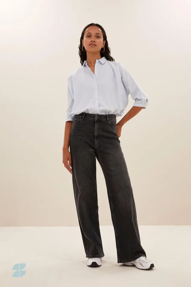 Women Lina Pant Dark Grey Bybar Trousers