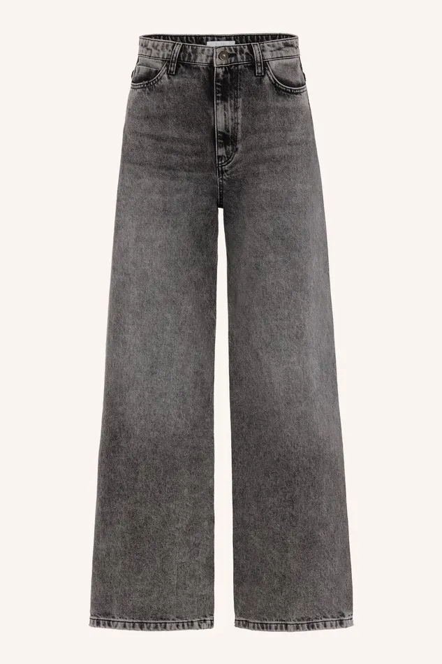 Women Lina Pant Dark Grey Bybar Trousers Women Lina Pant Dark Grey Bybar Trousers